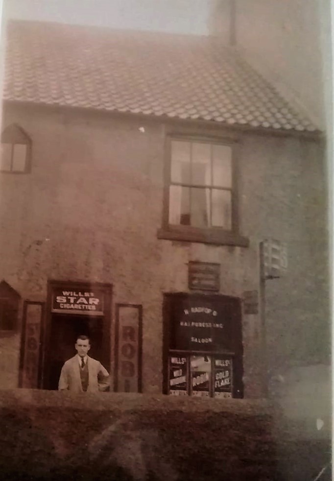 Horace Radfords Barber Shop, High Street,Stanton Hill